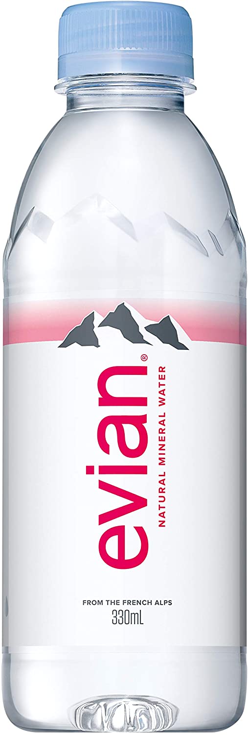 送料無料 伊藤園 evian エビアン ミネラルウォーター 330ml×48本/2ケース 正規輸入品