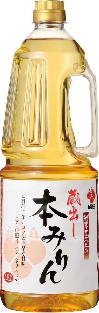 5/18限定P3倍 【送料無料】盛田 蔵出し 本みりん ペット 1800ml 1.8L×6本/1ケース【北海道・沖縄県・東北・四国・九州地方は必ず送料が掛かります】