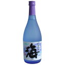 【内容量】 720ml 【原材料】さつまいも（ベニオトメ）・米麹（国産米） 【アルコール度数】25度 【商品特徴】大海酒造こだわり芋焼酎。「海」はとても飲みやすい焼酎で、「芋の香りには馴染めないが芋焼酎には挑戦してみたい!」というような方にもお勧めの芋焼酎です。地元鹿屋産の「ベニオトメ」という品種のさつまいもを原料に「黄麹」で仕込み、低温で丁寧に発酵させ、「減圧蒸留」したクセのない甘みと鮮烈な香り、爽快な喉ごしが味わえます。垂水温泉水「寿鶴」を使用。ロック・水割り・ストレートでもよく合う、女性に非常に人気が高い芋焼酎です。