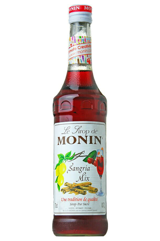 5/18限定P3倍 【送料無料】MONIN モナン サングリア シロップ 700ml×2本【ご注文は12本まで同梱可能】ノンアルコール シロップ