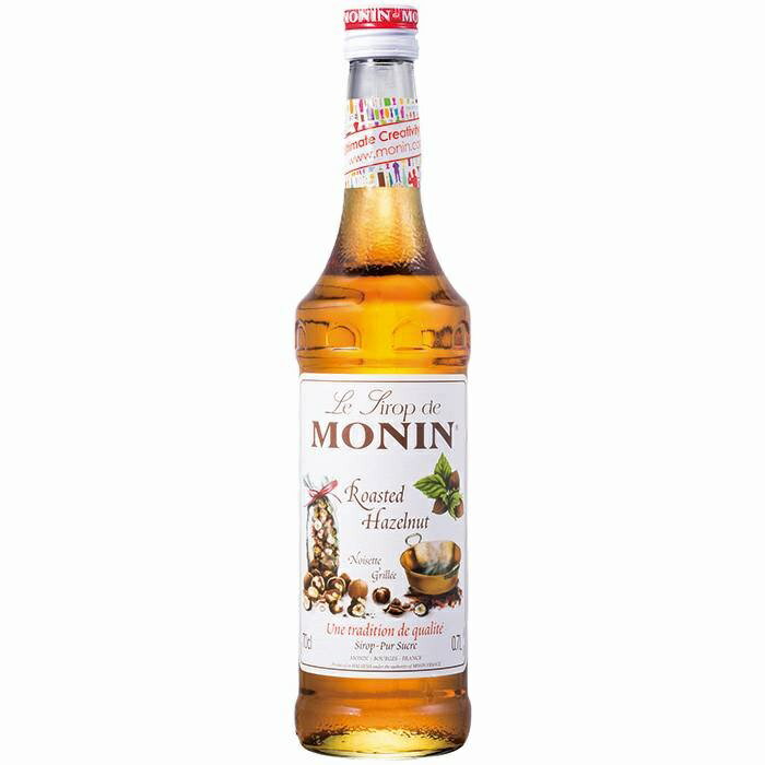 【6/8～10日P3倍】 【送料無料】MONIN モナン ローステッドヘーゼルナッツ シロップ 700ml 1本【ご注文は12本まで同梱可能】ノンアルコール シロップ