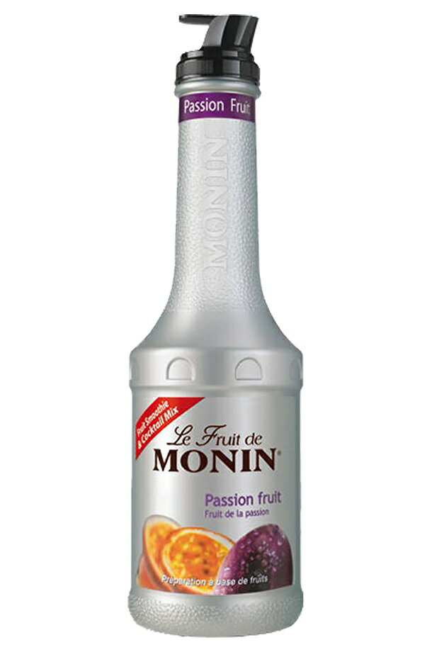 5/15限定P3倍 【送料無料】MONIN モナン パッションフルーツ フルーツミックス ペット 1000ml 1L×2本【ご注文は8本まで同梱可能】ノン..