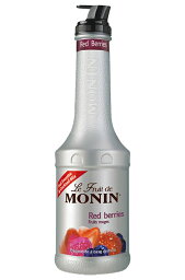 4/24日20時～25日限定P3倍 【送料無料】MONIN モナン ミックスベリー フルーツミックス ペット 1000ml 1L 1本【ご注文は8本まで同梱可能】ノンアルコール シロップ