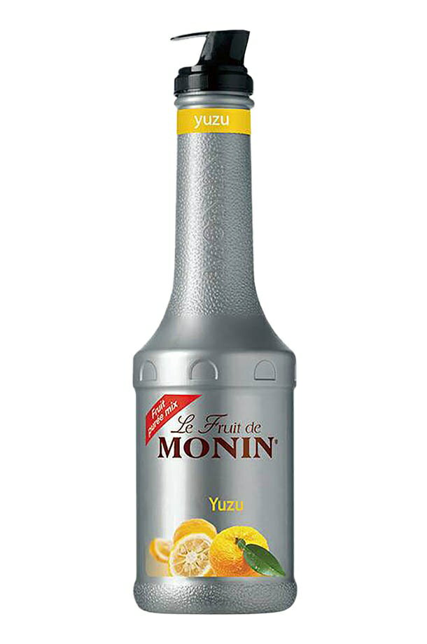 5/18限定P3倍 【送料無料】MONIN モナン ユズ フルーツミックス ペット 1000ml 1L×4本【ご注文は8本まで同梱可能】ノンアルコール シロップ