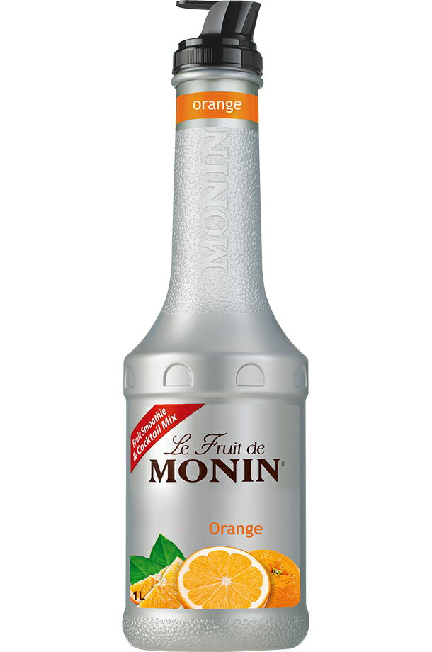 【送料無料】MONIN モナン オレンジ フルーツミックス ペット 1000ml 1L×8本【ご注文は8本まで同梱可能】ノンアルコール シロップ