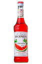 【送料無料】MONIN モナン ウォーターメロン シロップ 700ml×6本【ご注文は12本まで同梱可能】ノンアルコール シロップ