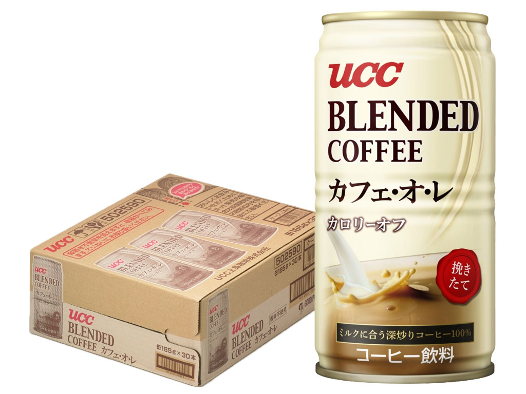 6/4日20時～6/5日までP3倍   UCC ブレンドコーヒー カフェオレ カロリーオフ 缶 185ml×1ケース/30本 