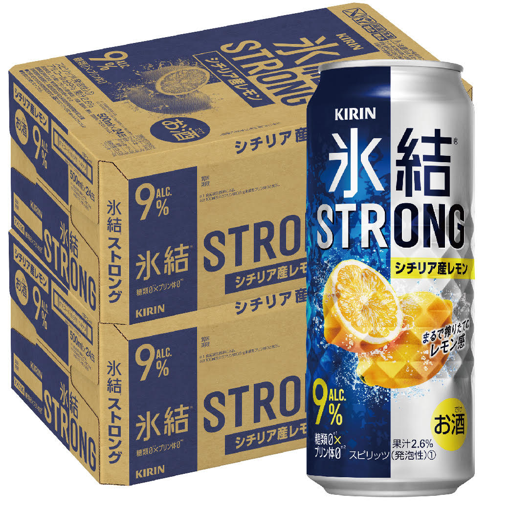 【あす楽】【送料無料】キリン 氷結 ストロング シチリア産レモン 500ml×2ケース/48本【北海道 沖縄県 東北 四国 九州地方は必ず送料が掛かります。】