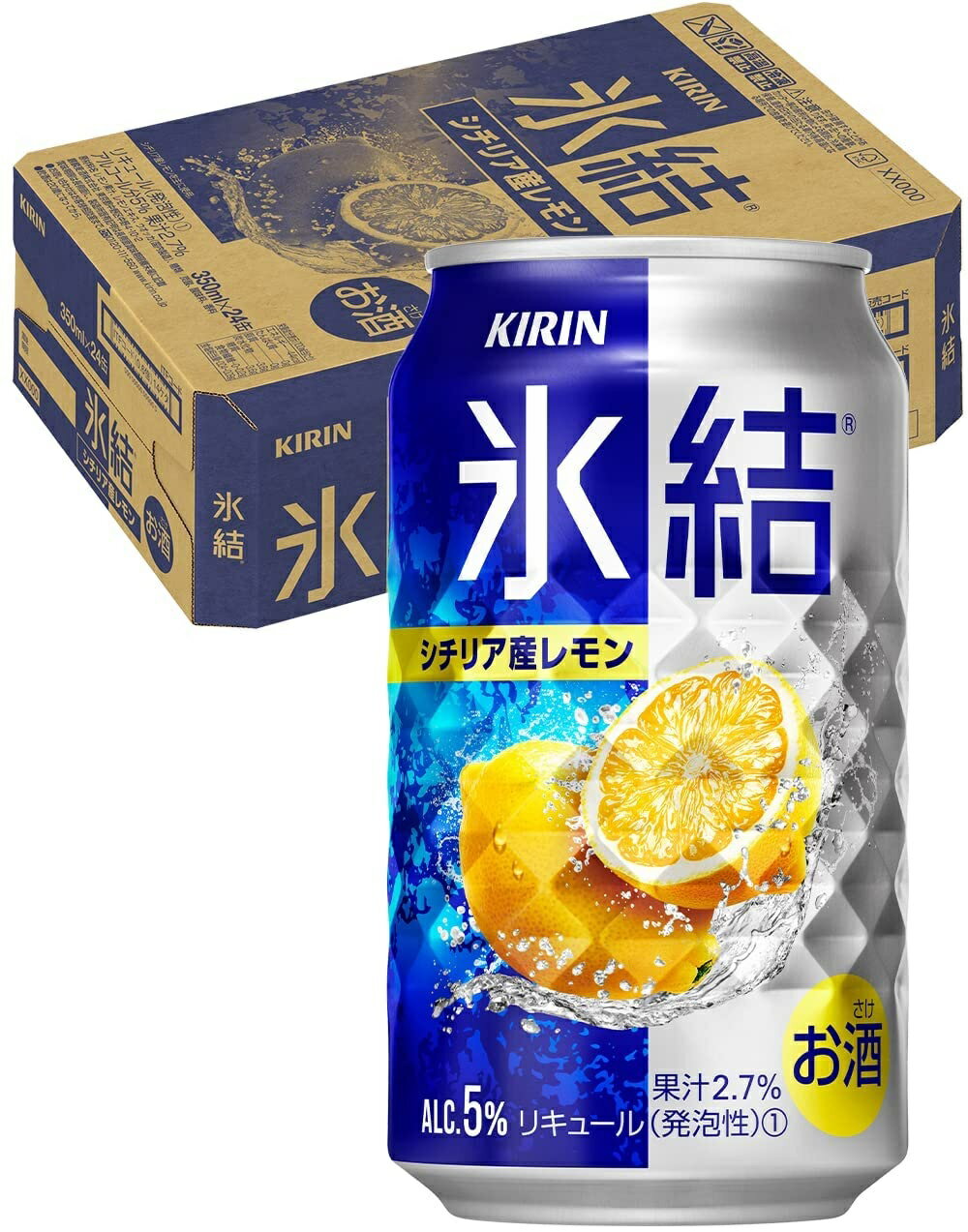 【あす楽】【送料無料】キリン 氷結 レモン 350ml×1ケース/24本【3ケースまで1個口配送可能】