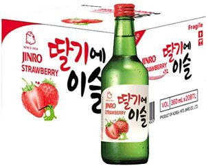 【送料無料】眞露 JINRO チャミスル ストロベリー 13度 360ml×20本【北海道・沖縄県・東北・四国・九州地方は必ず送料が掛かります】