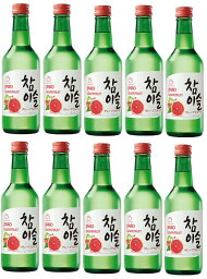 【送料無料】眞露 JINRO チャミスル グレープフルーツ 13度 360ml×10本【北海道・沖縄県・東北・四国・九州地方は必ず送料が掛かります】