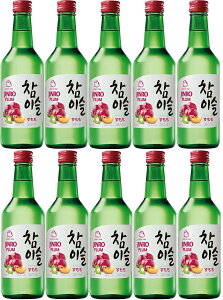 5/5限定P3倍 【送料無料】眞露 JINRO チャミスル すもも 13度 360ml×10本【北海道・沖縄県・東北・四国・九州地方は必ず送料が掛かります】