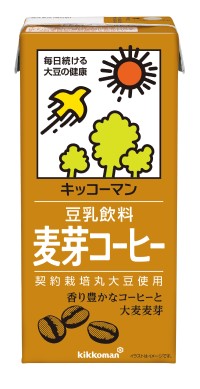 5/15限定P3倍 【送料無料】 キッコーマン 豆乳飲料 麦芽コーヒー パック 1000ml×1ケース/6本