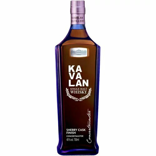 ウィスキー カバラン コンサートマスター シェリーフィニッシュ 700ml 1本KAVALAN カバラン【ご注文は12本まで同梱可能】