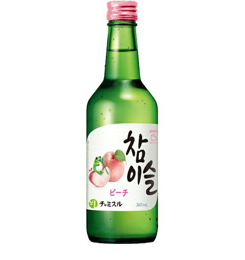 【送料無料】眞露 JINRO チャミスル ピーチ 360ml×10本【北海道・沖縄県・東北・四国・九 ...