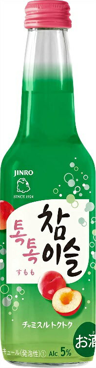 【送料無料】眞露 JINRO チャミスル トクトクすもも 5度 275ml×24本【北海道・沖縄県・東北・四国・九州地方は必ず送料が掛かります】