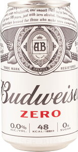 【送料無料】ノンアルコール バドワイザー ゼロ Budweiser Zero 350ml×1ケース/24本【ご注文は3ケースまでで一個口配送可能】
