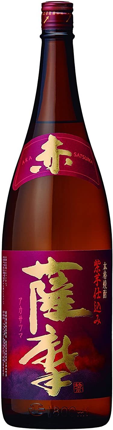 【送料無料】薩摩焼酎 赤薩摩 芋 25度 1800ml 1.8L×6本【北海道・東北・四国・九州・沖縄県は別途送料がかかります】