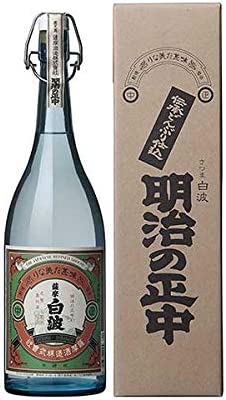 5/18限定P3倍 【送料無料】薩摩酒造 さつま白波 明治の正中 芋 25度 1800ml 1.8L×2本【北海道・沖縄県・東北・四国・九州地方は必ず送料がかかります】