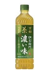 【あす楽】 【送料無料】サントリー 緑茶 伊右衛門 濃い味 600ml×1ケース/24本