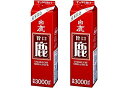【送料無料】辰馬本家酒造 白鹿 旨口 鹿パック 3000ml 3L×2本【北海道・沖縄県・東北・四国・九州地方は必ず送料がかかります】