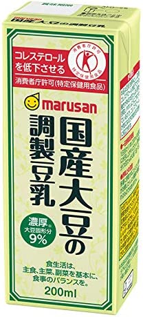 5/30限定P3倍 【送料無料】マルサンアイ 国産大豆の調整豆乳 パック 200ml×4ケース/96本