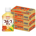 【内容量】 280ml 【原材料】 糖類（果糖ぶどう糖液糖（国内製造）、砂糖）、脱脂粉乳／安定剤（大豆多糖類）、酸味料、香料、甘味料（アセスルファムK、スクラロース）、酸化防止剤（ヤマモモ抽出物、ビタミンC）、カロチン色素 【商品特徴】 時代・世代を超えて楽しめる、懐かしいけどどこか新しいフルーツオ・レ 喫茶店で昔飲んだ様な「フルーツの果実感」と「まろやかなミルク感」を追求した、昔懐かしいフルーツオ・レ フルーツオ・レとして人気のフルーツをミックス。心地よい酸味、甘味とともに果実感を感じる味わいを追求。 ミルクのまろやかさを感じながらも、後口はすっきりさせることで、フルーツの爽やかさを強調しつつ、満足感のある味わいに。 馴染みがあり親しみやすい、どこか懐かしさを感じるフルーツオ・レをお楽しみいただけます。