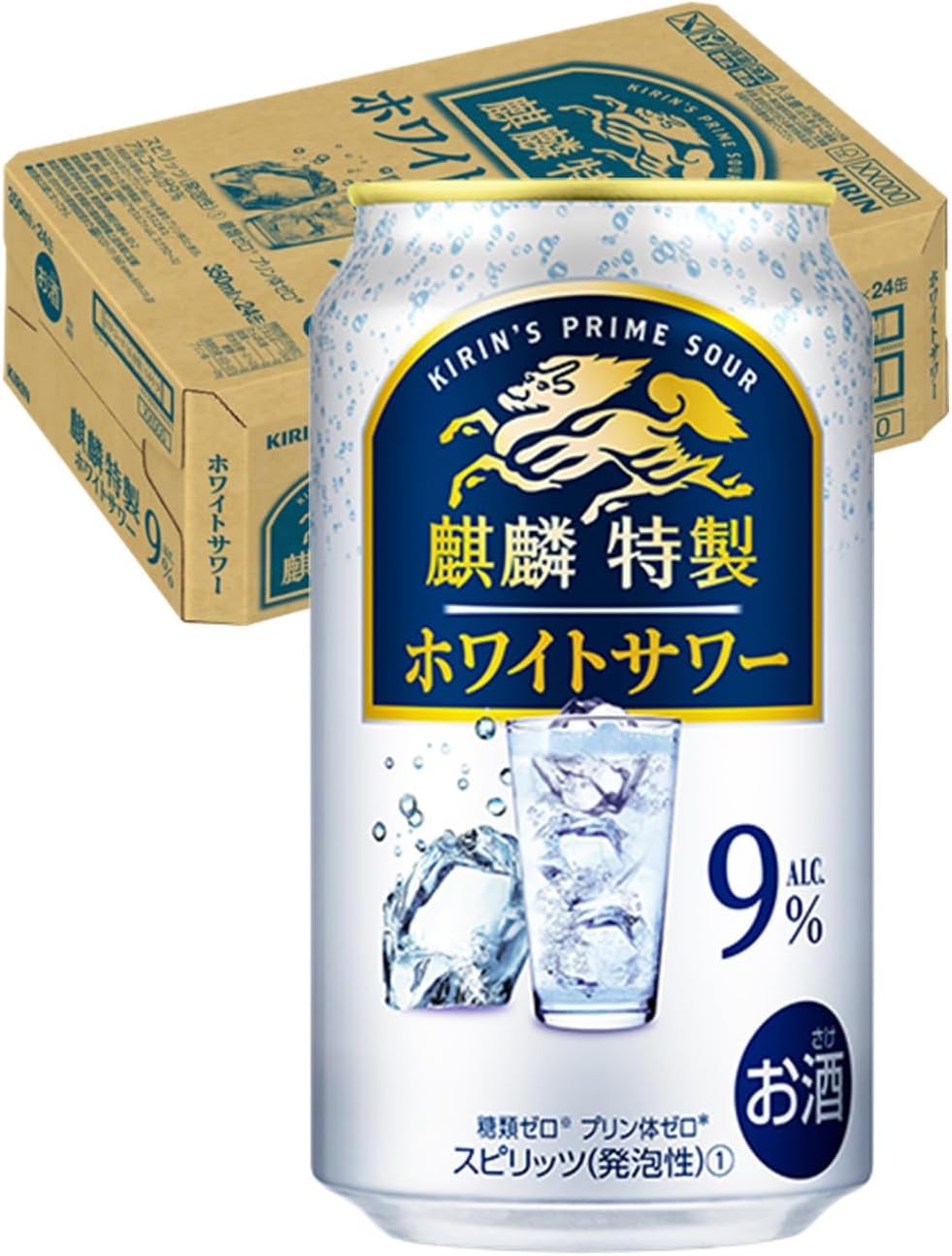 5/15限定P3倍 キリン・ザ・ストロング 麒麟特製 ストロング 9％ ホワイトサワー 350ml×1ケース/24本 