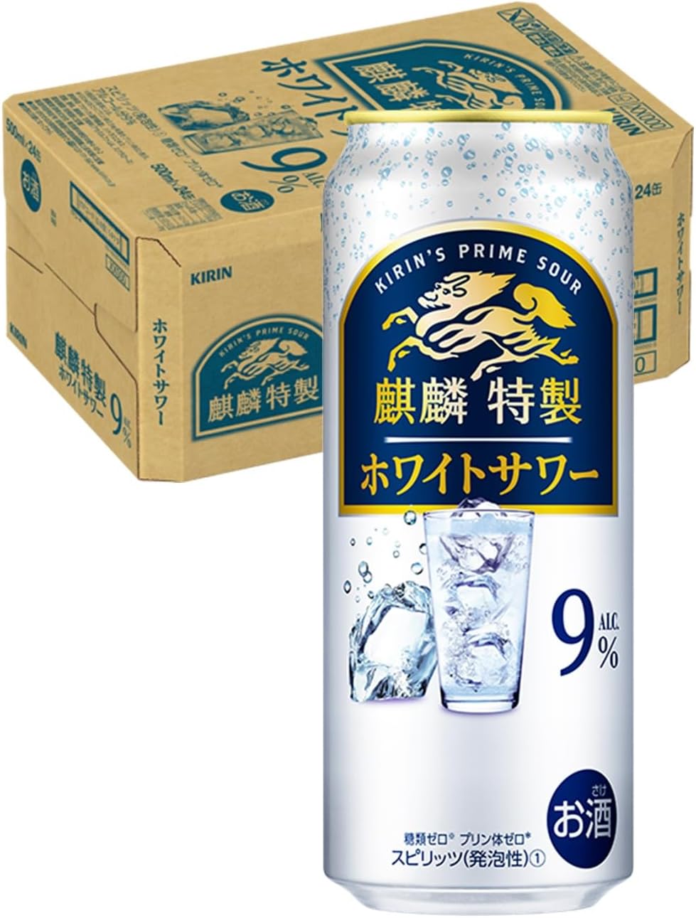 【あす楽】【送料無料】キリン・ザ・ストロング麒麟特製ストロング 9％ ホワイトサワー 500ml×1ケース/24本【北海道・東北・四国・九州・沖縄県は必ず送料がかかります】