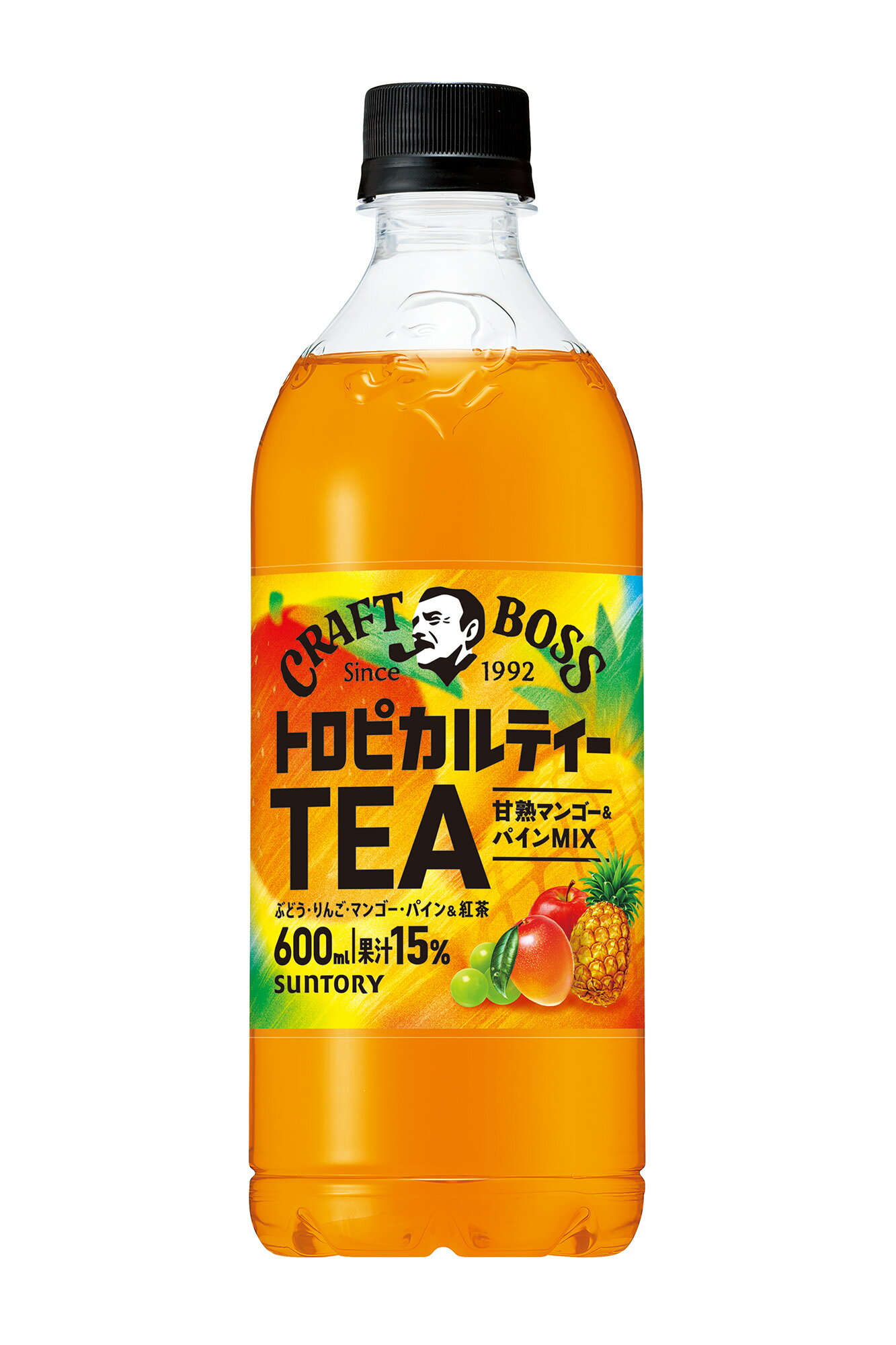 【送料無料】サントリー クラフトボス トロピカルティー 600ml×1ケース/24本のサムネイル