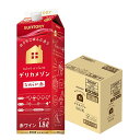 6/1は食フェス300円OFFクーポン取得可 【最強配送】 【送料無料】サントリー デリカメゾン 旨み赤 パック 1800ml 1.8L×6本【北海道・沖縄県・...