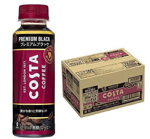 【訳あり】【キズ・へこみ有り】【送料無料】コカ・コーラ コスタ プレミアム ブラック 265ml×1ケース/24本のサムネイル