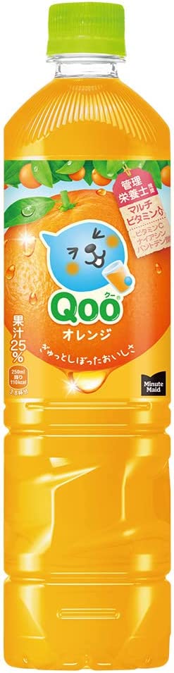 5/23日9:59分まで100円OFFクーポン配布中 【送料無料】 コカコーラ ミニッツメイド Qoo クー オレンジ 950ml×1ケース(12本)