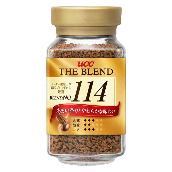 【送料無料】 UCC ザ ブレンド 114 やわらかな味わい 90g×12個 【ご注文は4ケース(48個)まで同梱可能】