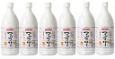 4/20限定全品P3倍 【送料無料】ジンロ JINRO マッコリ 6度 1000ml 1L×6本【北海道・沖縄県・東北・四国・九州地方は必ず送料がかかります】