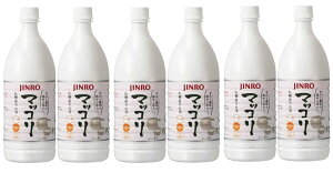 【送料無料】ジンロ JINRO マッコリ 6度 1000ml 1L×6本【北海道・沖縄県・東北・四国・九州地方は必ず送料がかかります】