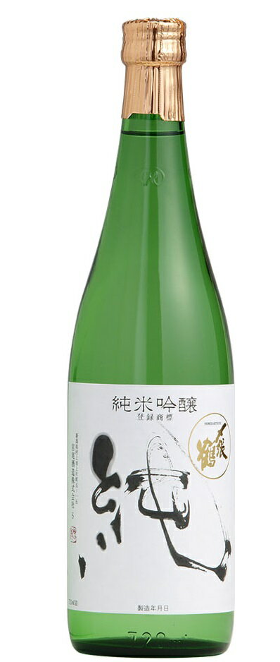 【抽選で1等2万ポイント当たる！】日本酒 宮尾酒造 清酒 〆張鶴 しめはりつる 純米吟醸 純 720ml 1本【ご注文は12本まで一個口配送可能】