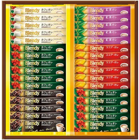 お歳暮 冬ギフト 贈答品 プレゼント 贈り物【送料無料】AGF ブレンディスティック カフェオレ コレクションBST-20V 1セット【熨斗・ご贈答品の対応可】【メーカー包装紙使用】スティックコーヒー 御祝 内祝 バレンタインデーのサムネイル