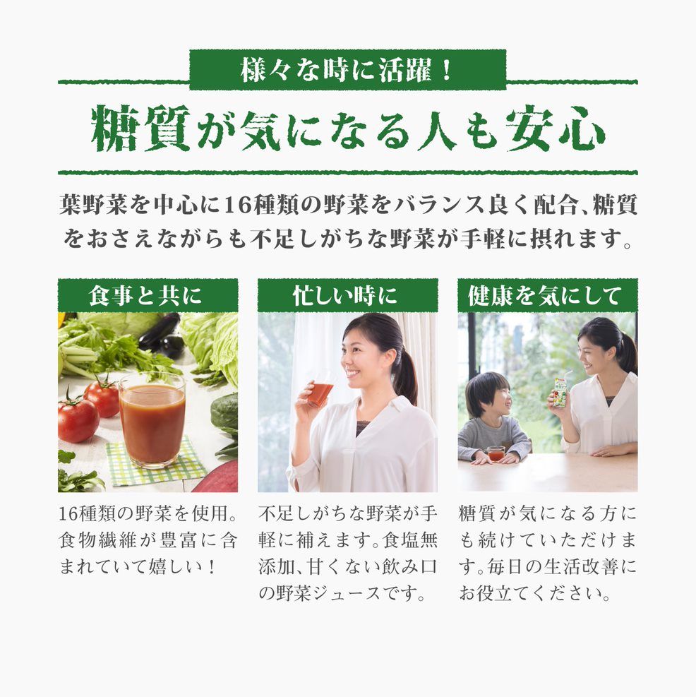 5/15限定P3倍 【送料無料】KAGOME カゴメ野菜ジュース 糖質オフ 200ml×1ケース/24本