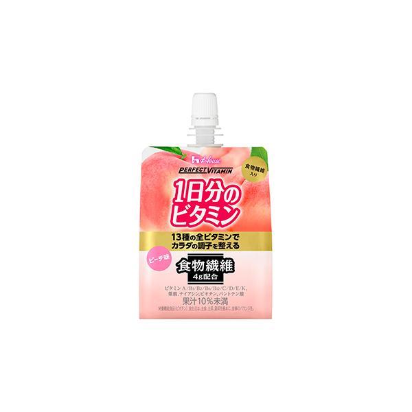 【送料無料】ハウスウェルネスPERFECT VITAMIN 1日分のビタミンゼリー 食物繊維180g×12個