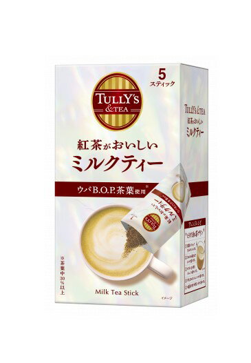 5/18限定P3倍 【送料無料】伊藤園 TULLY’S ＆TEA 紅茶がおいしいミルクティ 90g（18g×5本）×10個