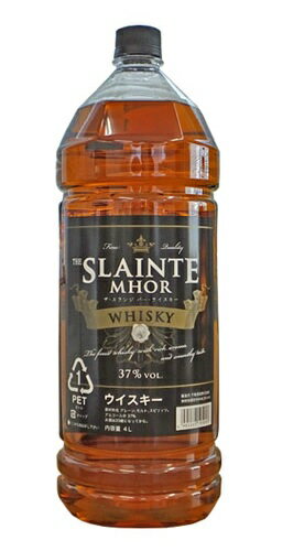 6/1限定P3倍＆300円OFFクーポン配布中 千寿酒造 ザ スランジバー ウイスキー THE SLAINTE MHOR WHISKY 37度 瓶 4000ml 4L 1本【ご注文は4本まで同梱可能】