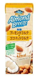 【送料無料】ポッカサッポロ アーモンド・ブリーズ ココナッツミルク 無糖 200ml×1ケース/24本