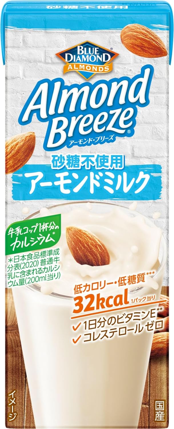 【内容量】200ml【原材料】 アーモンドペースト、デキストリン、植物油脂、食塩／リン酸 Ca、クエン酸K、乳化剤、安定剤（ジェラン）、セルロース、 ビタミンE 【商品特徴】カリフォルニア・アーモンドの本来の美味しさを活かすため、甘さや香り...