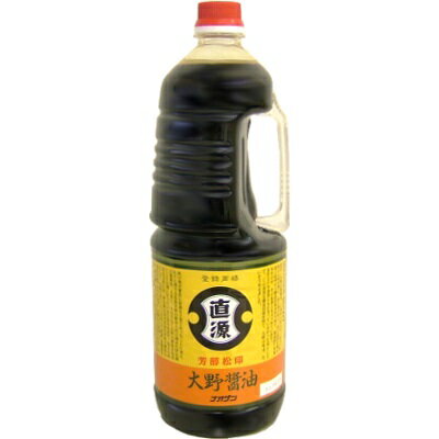 5/18限定P3倍 【送料無料】直源醤油 松印しょうゆ 濃口 HP 1.8L 1800ml×6本