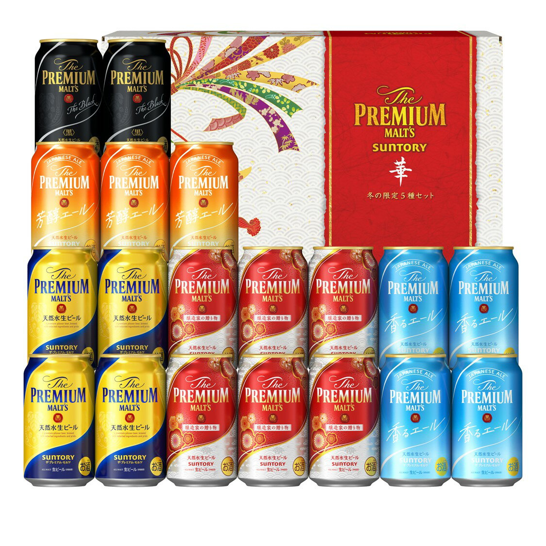 【6/8～10日P3倍】 父の日 ビール ギフト プレゼント 2024 【送料無料】サントリー プレミアムモルツ VG5S 1セット 詰め合わせ セット プレモルのサムネイル