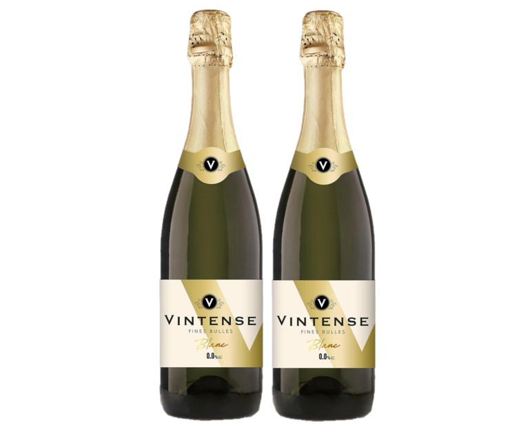 【抽選で1等2万ポイント当たる！】【送料無料】【ノンアルコール ワイン】Vintense ヴィンテンス スパークリング・ブラン 白 750ml×2本【本州(一部地域を除く)は送料無料】