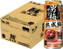 【最強配送】【送料無料】【訳あり】サッポロ 男梅サワー 熟成梅 500ml×1ケース/24本