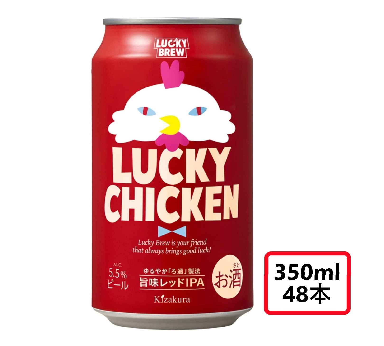 【送料無料】ラッキーブリュー 黄桜 LUCKY CHICKEN ラッキーチキン 350ml×2ケース/48本【本州(一部地域を除く)は送料無料】クラフトビール ビール 缶ビール