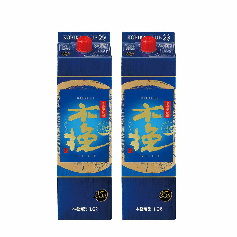 【最強配送】 【送料無料】雲海 木挽 BLUE ブルー 25度 パック 1800ml 1.8L×2本【北海道・沖縄県・東北・四国・九州地方は必ず送料がかかります】のサムネイル